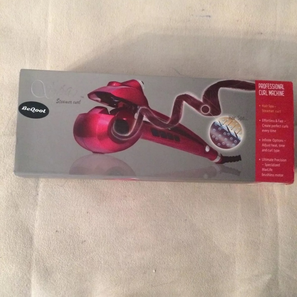 BeQool Auto Hair Steam Ceramic Curl Rotating iron